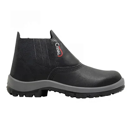 Botina Couro D/El C/B/A Bd Pta Cp081 43 - Ca 40016 - Crival