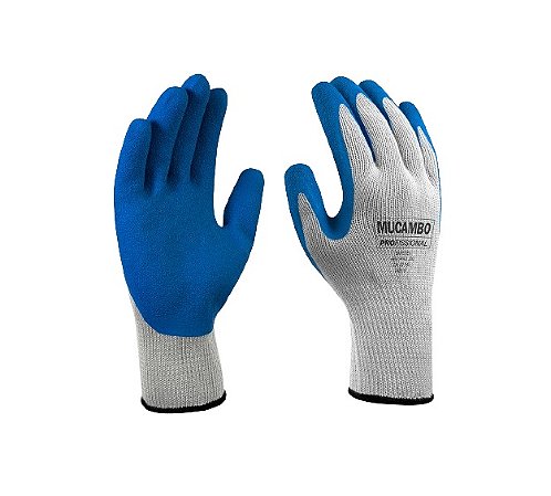 Luva Tric Revest Bor/Lat Pal/Dd Ad Az Gg/10 Safetex Pro 300 - Ca32143 - Mucambo
