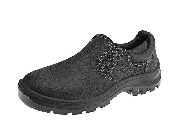 Sapato Couro D/El S/B Bd Pto 10Vt48-Bp 43 Vulcaflex - Ca 43334 - Marluvas