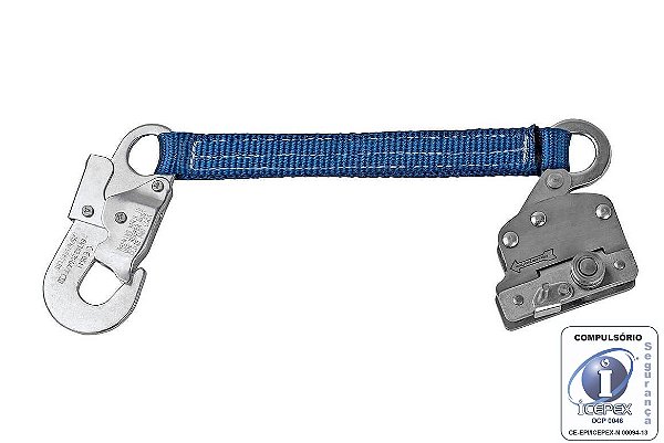 Trava Queda P/ Corda 12Mm Ext Fita Top7000 -  Sem Ca - Top Cintos