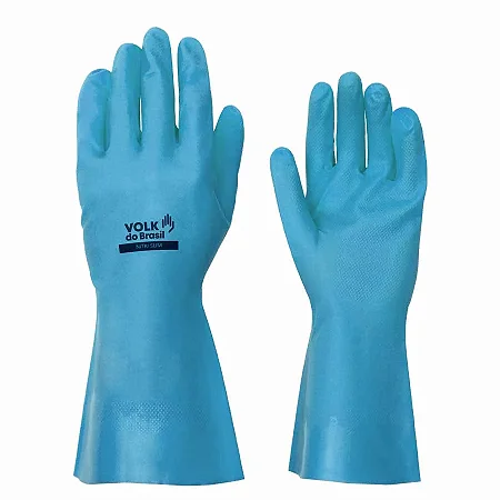 Luva Nit Azul M/08 Nitril Slim R.M 1101X R.Q Ajklopt - Ca 38975 Volk