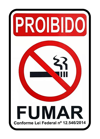 Placa P1 C/ Lei 30X20 -  Sem Ca - Extinpar