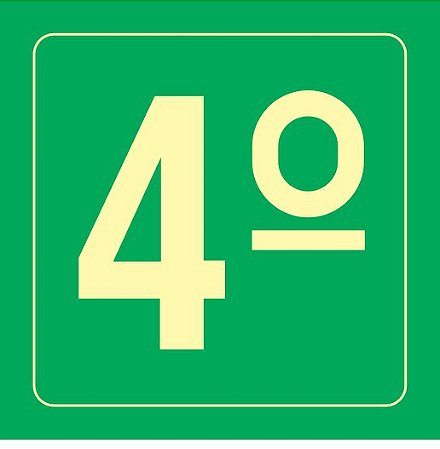Placa S17 4º 20x20-  Sem Ca - Extinpar