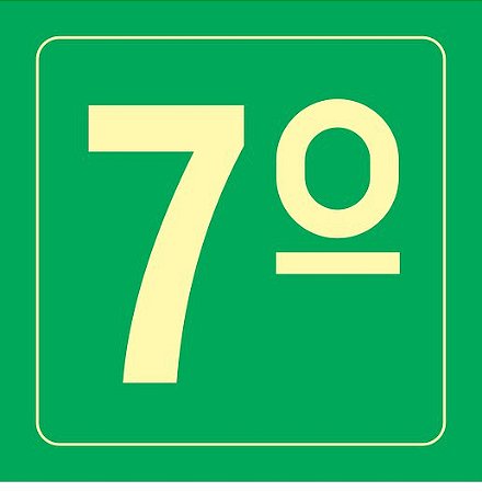 Placa S17 7º 20x20-  Sem Ca - Extinpar