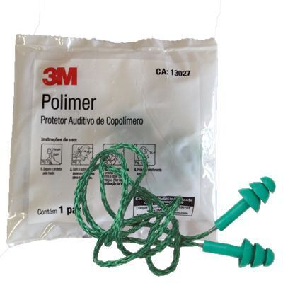 Protetor Auricular 16Db Plug Elastomero 1290 Sache - Ca 9584 - 3M