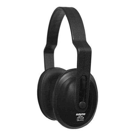 Protetor Auricular 17DB Concha Preto 200 - Ca 19079 - Sayro