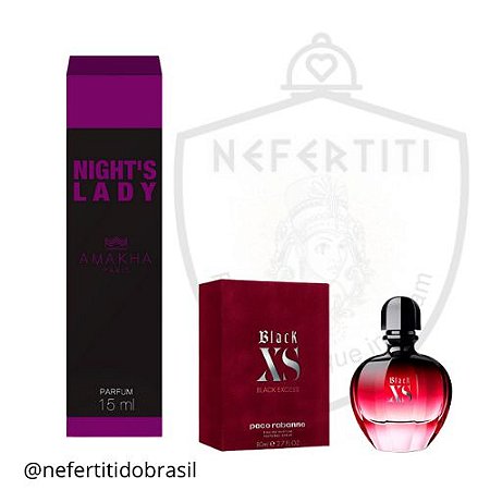 Black Xs Pacco Rabanne - Night Lady Amakha Paris