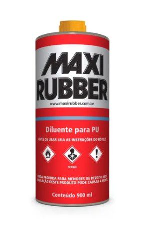 Diluente para PU 900ml Maxi Rubber