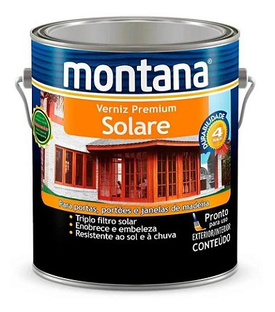 Verniz Montana Solare Mogno Brilhante 3,6L