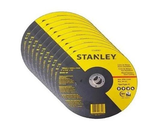 Disco Abrasivo de Corte Stanley Inox