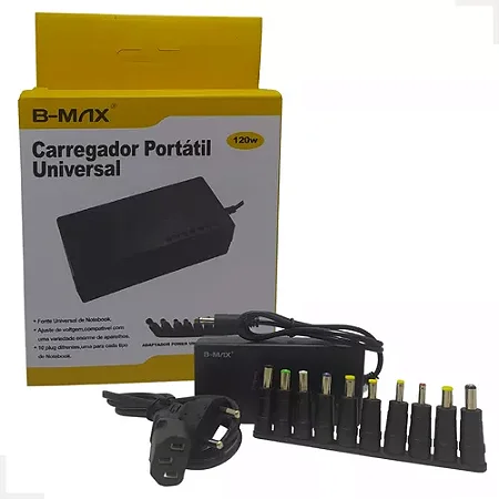 CARREGADOR UNIVERSAL NOTEBOOK BMAX AB019