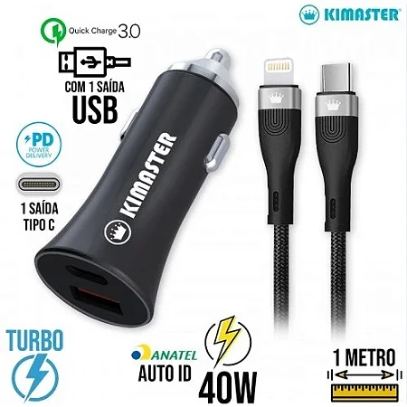 KIT VEICULAR KIMASTER 40W