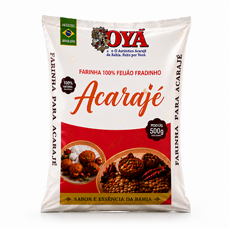 Farinha para Acarajé OYÁ 500g 100% Feijão-Fradinho