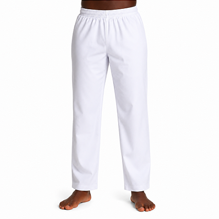 Calça Oxford Branca Unissex para Umbanda, Candomblé e Quimbanda