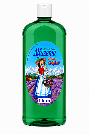 Água de Alfazema Halley Original Deo Colônia Tradicional 1 Litro