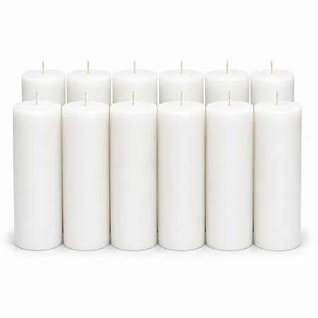 Kit 50 Velas Votivas 7 Dias 250g 50mm Diversas Cores Religiosas