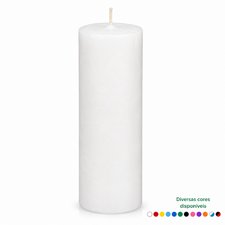 Vela Votiva 7 Dias 250g 50mm Branca e Coloridas | Unidade
