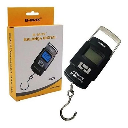 Balança Portátil Digital De Mão Mala Bagagem Pesca Até 50 Kg