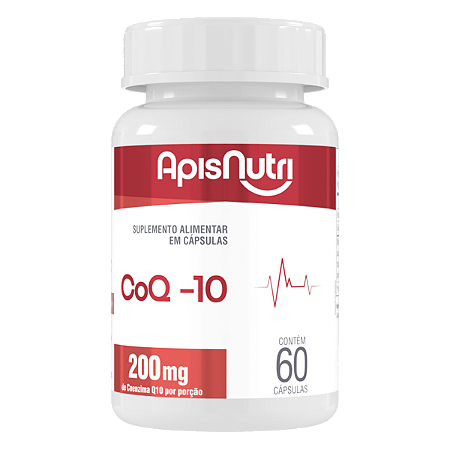 Coenzima Q-10 200mg 60 cápsulas ApisNutri