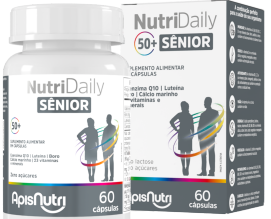 NutriDaily Senior Polivitamínico 610mg 60 cápsulas Apisnutri