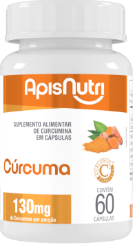 Cúrcuma 500mg 60 cápsulas Apisnutri