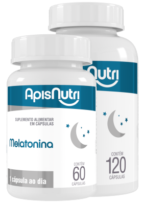 Melatonina 300mg 120 cápsulas Apisnutri
