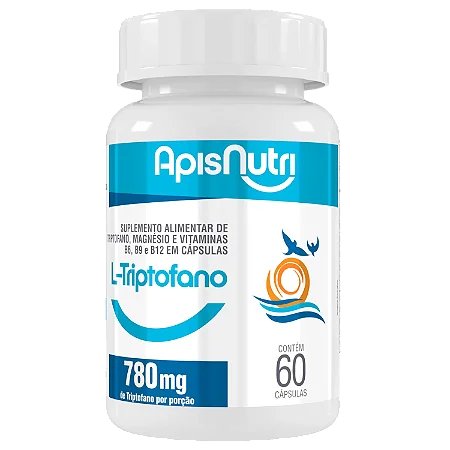 L-Triptofano 380mg 60 cápsulas Apisnutri