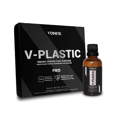 V-Plastic Pro Vonixx 50ml – Coating Cerâmico para Plásticos