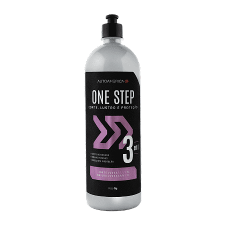One Step 3 em 1 1kg Autoamerica – Polidor Corte, Refino e Lustro