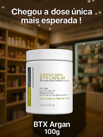 DUPLICADO - BTX Argan Morrocan Oil 100g