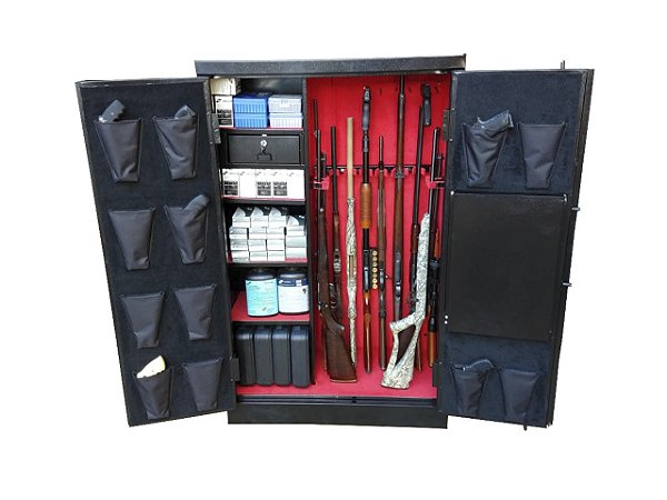 Cofre para 30 Armas 30A Biométrico Chapa mais Grossa #14