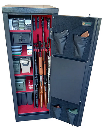 Cofre para 16 Armas - 16A Biométrico