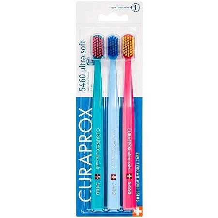Escova Curaprox 5460 Curen Ultra Soft C Pack Com 3 Unidades