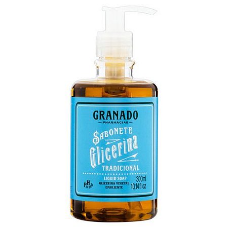 Sabonete Líquido Granado Glicerina Tradicional Pump 300 Ml