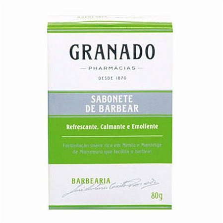 Sabonete Em Barra De Barbear Granado - Barbearia - 80g