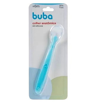 Colher De Silicone Anatômica Bebe Introdução Alimentar Macia