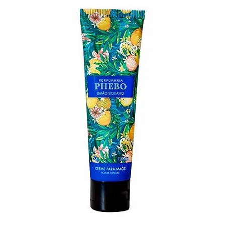 Creme Hidratante Para Mãos Phebo Limão Siciliano 50g