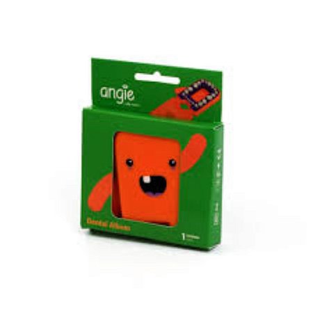 Álbum Porta Dentinhos De Leite Angie Oral Care Cor Laranja