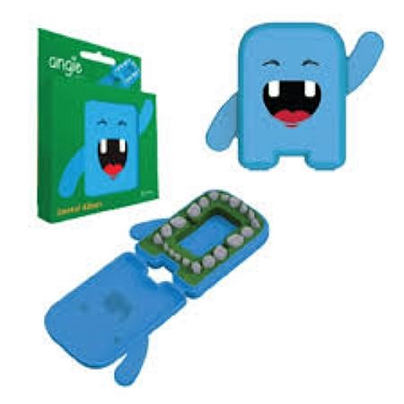 Álbum Porta Dentinhos De Leite Angie Oral Care Cor Azul