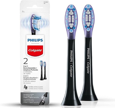 Refil Escova Eletrica Colgate Philips Gengiva Saudável + Limpeza Profunda