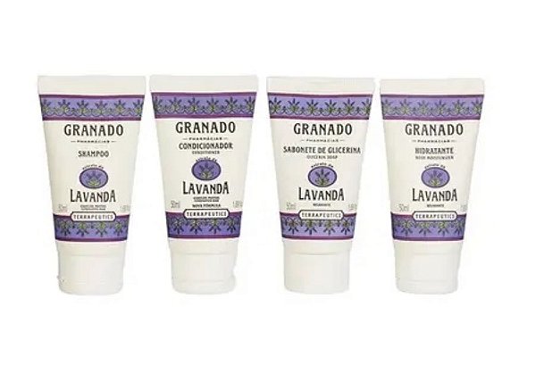 Kit Miniaturas Viagem Terrapeutics Lavanda Granado