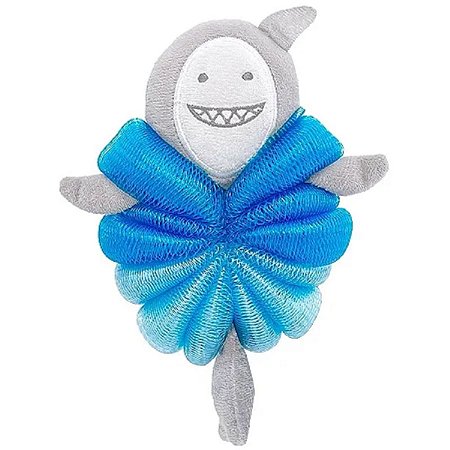 Esponja Banho Macia Divertida Infantil Tubarão Buba