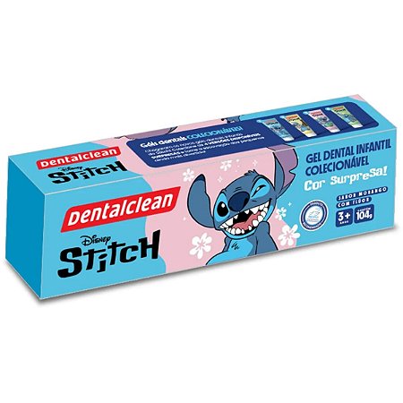 Gel Dental Infantil Colecionável Stitch Dentalclean 104g