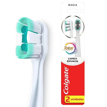 Escova Dental Colgate Total Cerda Macia Pack com 2