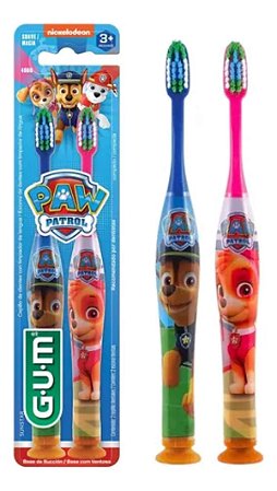 Escova de Dente Infantil Patrulha Canina Gum Pack com 2