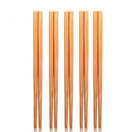 Hashis reutilizáveis de bambu