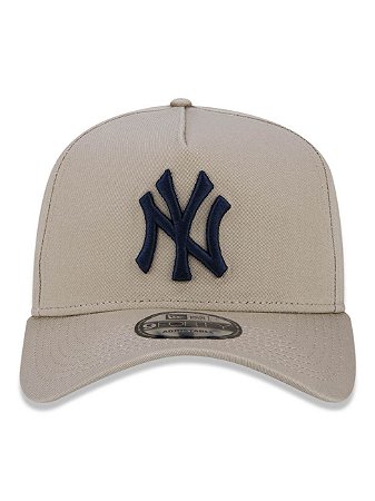 Boné New Era 9Forty NY Yankees A-Frame Bege Snapback