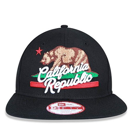 Boné New Era 9Fifty California Republic Original Fit Snapback - America Cap  Shop