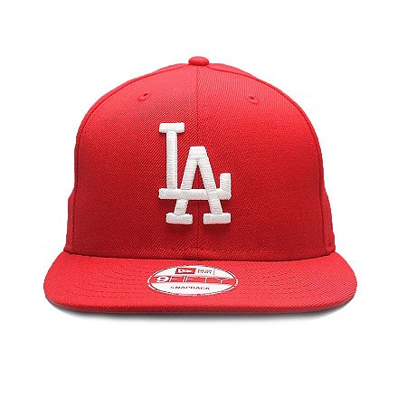 Boné New Era 9Fifty Los Angeles Dodgers Vermelho Snapback - America Cap Shop