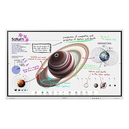 Flip 85" Touch Monitor 4k Profissional Interativo Samsung PN: LH85WMBWLGCXZA